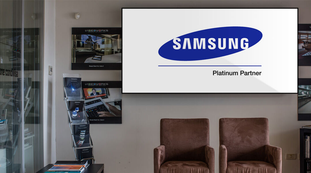 Videoworks is among Samsung’s top 10 Italian Platinum Partners