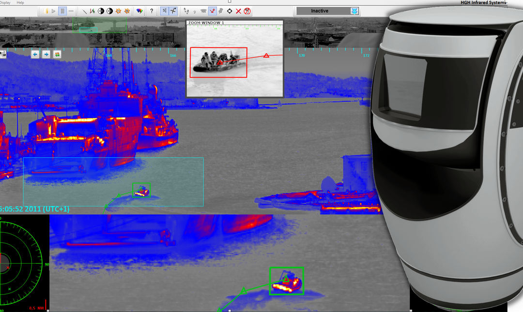 Zoom in on Panoramic Thermal Detection
