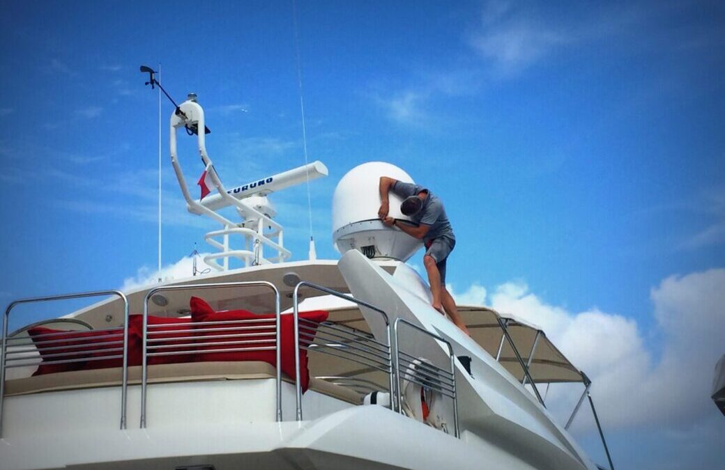 Excelerate transforms a 94ft Sunseeker into a cutting edge communication hub to rival latest new builds