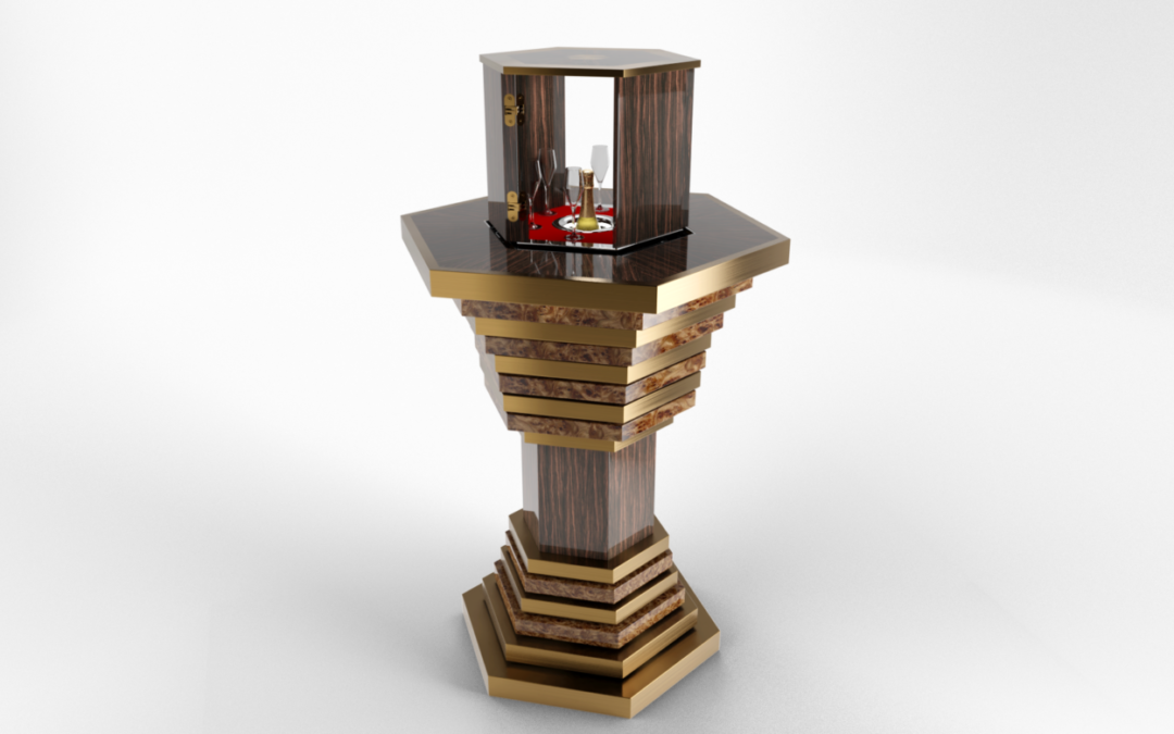 Kaelo drinks table: Stunning elegance