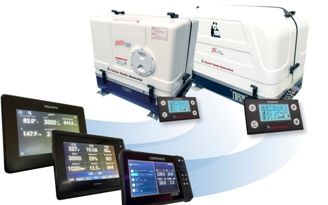 Fischer Panda generators can now communicate with leading chartplotters