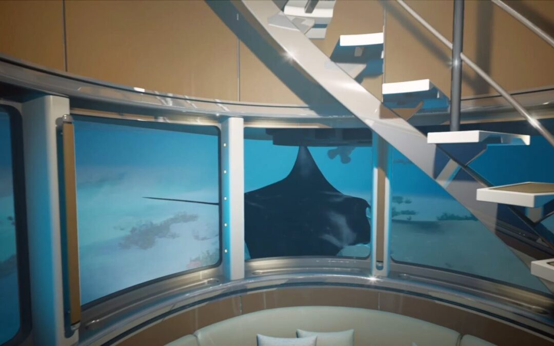 Hydrosphere, the Glass Lift That Turns Your Superyacht Into an Underwater Aquarium
